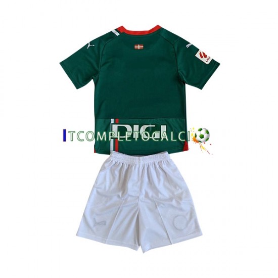 Maglia Deportivo Alaves Divisa Away 2023-2024 Manica Corta ,Bambino