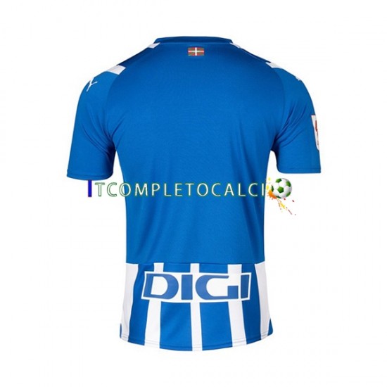 Maglia Deportivo Alaves Divisa Home 2023-2024 Manica Corta ,Uomo
