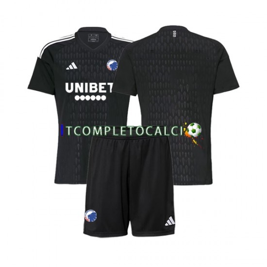 Maglia FC Copenhagen Portiere Divisa Away 2023-2024 Manica Corta ,Bambino