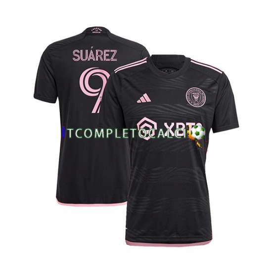 Maglia Inter Miami Luis Suarez 9 Divisa Away 2023-2024 Manica Corta ,Uomo