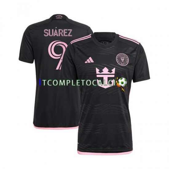 Maglia Inter Miami Luis Suarez 9 Divisa Away 2024 Manica Corta ,Uomo