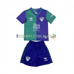 Maglia Málaga CF Divisa Away 2023-2024 Manica Corta ,Bambino