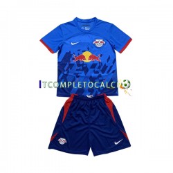 Maglia RB Leipzig Terza Divisa 2023-2024 Manica Corta ,Bambino