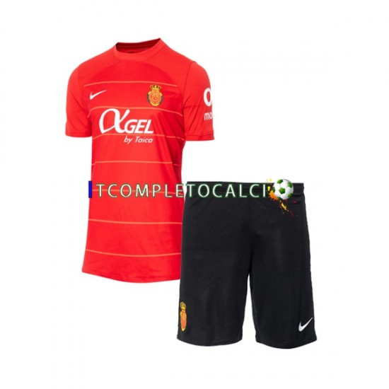Maglia RCD Mallorca Divisa Home 2023-2024 Manica Corta ,Bambino