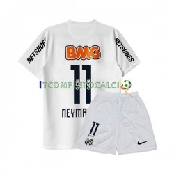 Maglia Santos FC Neymar JR 11 2012 Retro Divisa Home Manica Corta ,Bambino