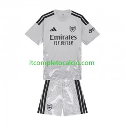 Maglia Arsenal Portiere Divisa Home 2026-2027 Manica Corta ,Bambino