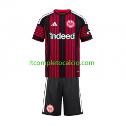 Maglia Eintracht Frankfurt Divisa Home 2026-2027 Manica Corta ,Bambino