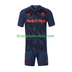 Maglia Feyenoord Rotterdam Terza Divisa 2026-2027 Manica Corta ,Bambino