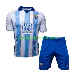 Maglia Málaga CF Divisa Home 2026-2027 Manica Corta ,Bambino