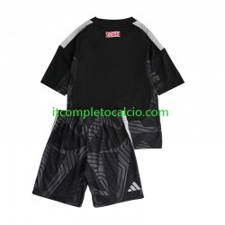 Maglia Manchester United Portiere Divisa Home 2026-2027 Manica Corta ,Bambino
