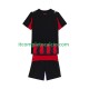 Maglia AC Milan Divisa Home 2025-2026 Manica Corta ,Bambino
