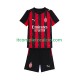 Maglia AC Milan Divisa Home 2025-2026 Manica Corta ,Bambino