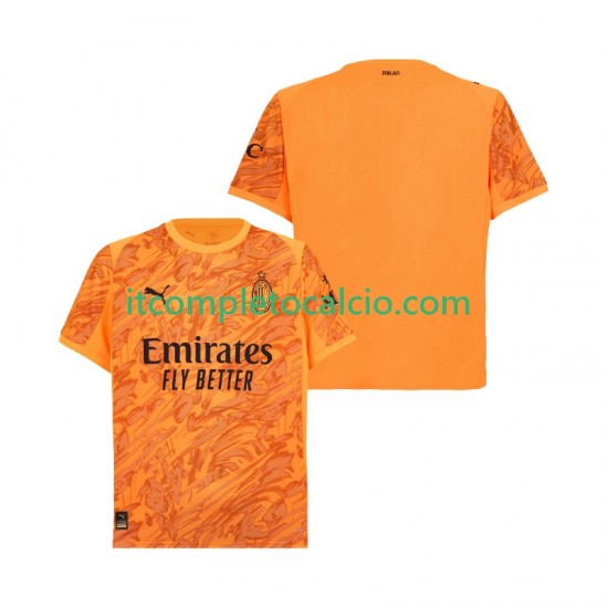 Maglia AC Milan Portiere Terza Divisa 2025-2026 Manica Corta ,Uomo