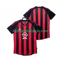 Maglia AC Milan 2003 Retro Divisa Home 2002 Manica Corta ,Uomo