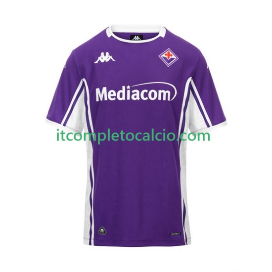 Maglia ACF Fiorentina Divisa Home 2025-2026 Manica Corta ,Uomo