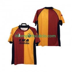 Maglia AS Roma 2000-2001 Retro Divisa Home Manica Corta ,Uomo