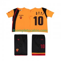 Maglia AS Roma TOTTI 10 Retro Divisa Home 2005-2006 Manica Corta ,Bambino