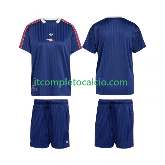 Maglia Arsenal Icon Divisa Home 2025-2026 Manica Corta ,Bambino