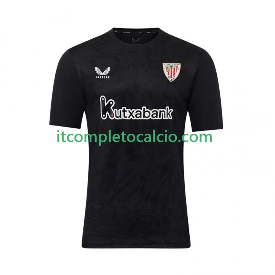 Maglia Athletic Bilbao Portiere Divisa Home 2025-2026 Manica Corta ,Uomo