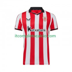Maglia Athletic Bilbao Divisa Home 2025-2026 Manica Corta ,Uomo