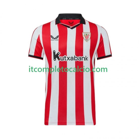 Maglia Athletic Bilbao Divisa Home 2025-2026 Manica Corta ,Uomo