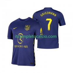 Maglia Atlético Madrid Antoine Griezmann 7 Divisa Away 2025-2026 Manica Corta ,Uomo