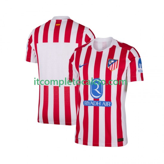 Maglia Atlético Madrid Divisa Home 2025-2026 Manica Corta ,Uomo