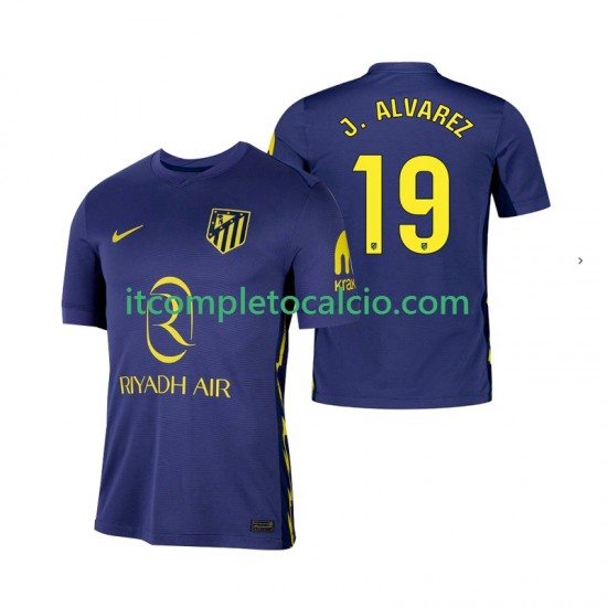 Maglia Atlético Madrid Julian Alvarez 19 Divisa Away 2025-2026 Manica Corta ,Uomo