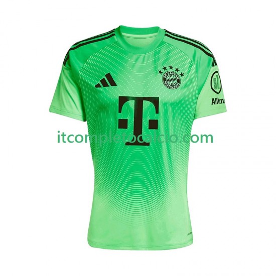 Maglia FC Bayern München Portiere Divisa Home 2025-2026 Manica Corta ,Uomo