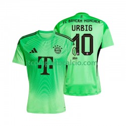 Maglia FC Bayern München Jonas Urbig 40 Portiere Divisa Home 2025-2026 Manica Corta ,Uomo