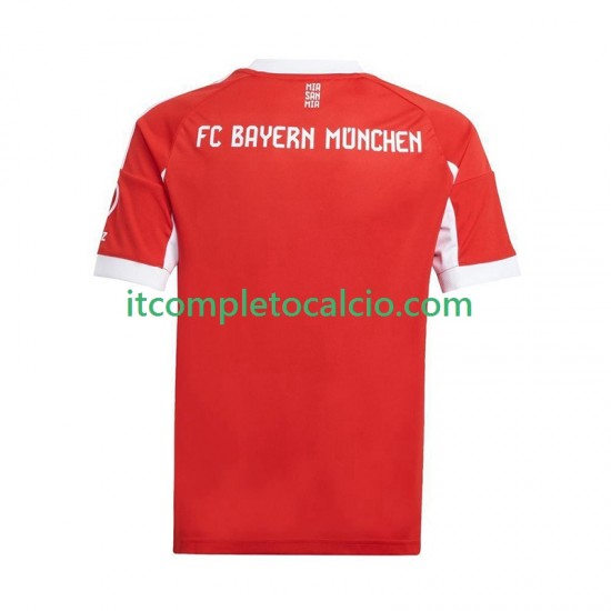 Maglia FC Bayern München Divisa Home 2025-2026 Manica Corta ,Uomo