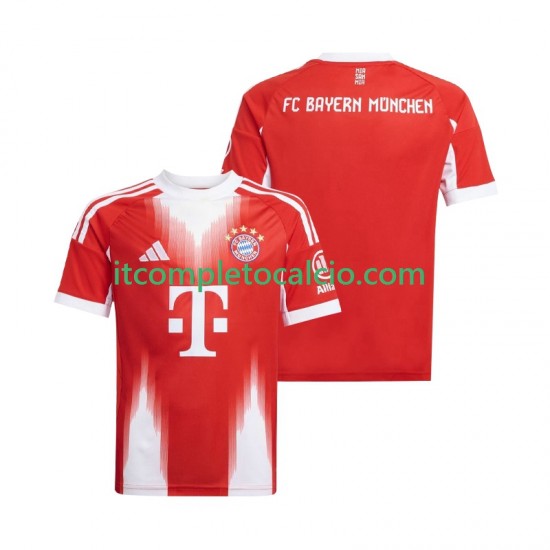 Maglia FC Bayern München Divisa Home 2025-2026 Manica Corta ,Uomo