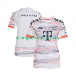 Maglia FC Bayern München Divisa Away 2025-2026 Manica Corta ,Donna