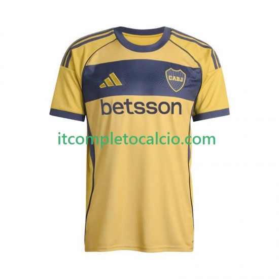 Maglia CA Boca Juniors Divisa Away 2025-2026 Manica Corta ,Uomo