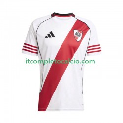 Maglia CA River Plate Divisa Home 2025-2026 Manica Corta ,Uomo