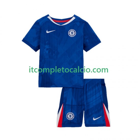 Maglia Chelsea Divisa Home 2025-2026 Manica Corta ,Bambino
