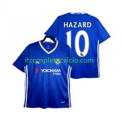 Maglia Chelsea HAZARD 10 2016-2017 Retro Divisa Home Manica Corta ,Uomo