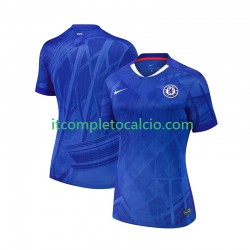 Maglia Chelsea Divisa Home 2025-2026 Manica Corta ,Donna