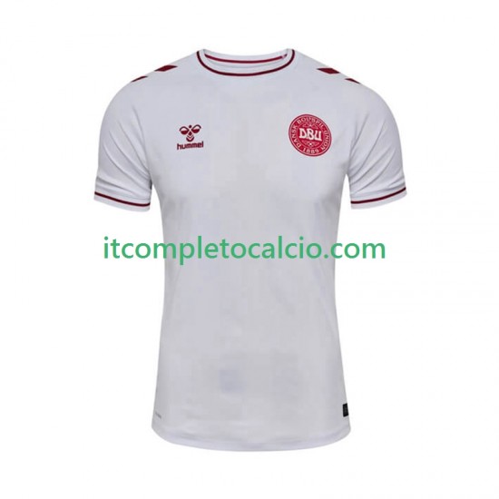 Maglia Danimarca Divisa Away 2025 Manica Corta ,Uomo