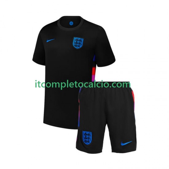 Maglia Inghilterra Divisa Away 2025 Manica Corta ,Bambino