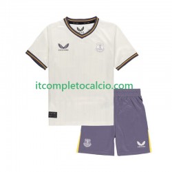 Maglia Everton Terza Divisa 2024-2025 Manica Corta ,Bambino