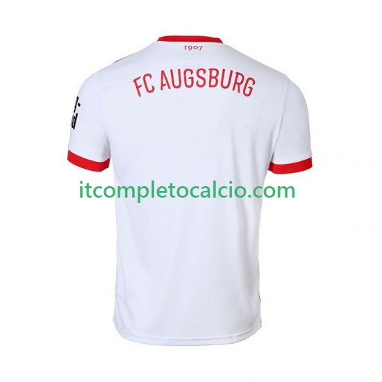 Maglia FC Augsburg Divisa Home 2025-2026 Manica Corta ,Uomo