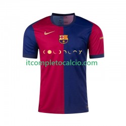 Maglia FC Barcelona Coldplay Divisa Home 2024-2025 Manica Corta ,Uomo