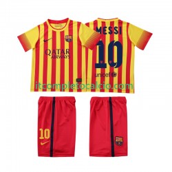 Maglia FC Barcelona Lionel Messi 10 2013 2014 Retro Divisa Away Manica Corta ,Bambino