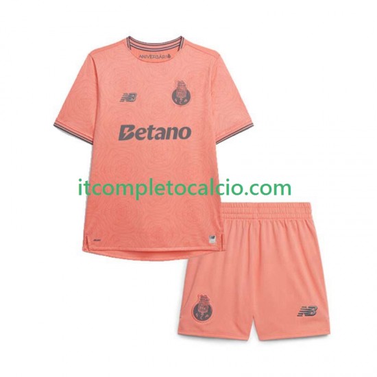 Maglia FC Porto Divisa Away 2025-2026 Manica Corta ,Bambino