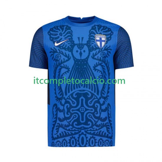 Maglia Finlandia Divisa Away 2025 Manica Corta ,Uomo
