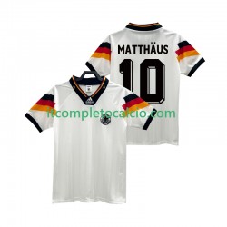 Maglia Germania MATTHAUS 10 1992 Retro Divisa Home Manica Corta ,Uomo