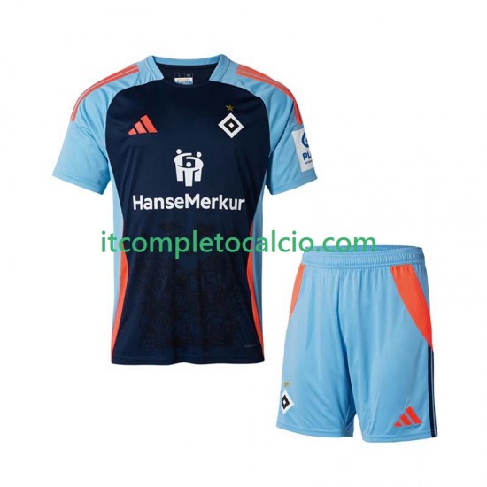 Maglia Hamburger SV Special Divisa Home 2025-2026 Manica Corta ,Bambino