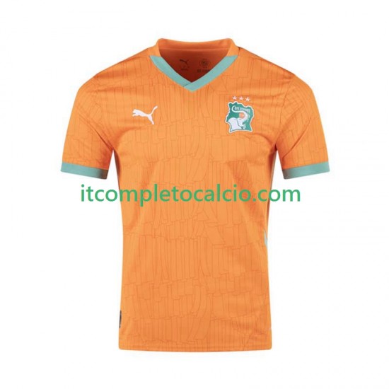 Maglia Costa d'Avorio Divisa Home 2025 Manica Corta ,Uomo