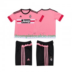 Maglia Juventus 2015 2016 Retro Divisa Away Manica Corta ,Bambino